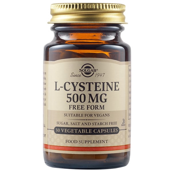 Solgar L-Cysteine 500mg, 30veg.caps Solgar L-Cysteine 500mg, 30veg.caps